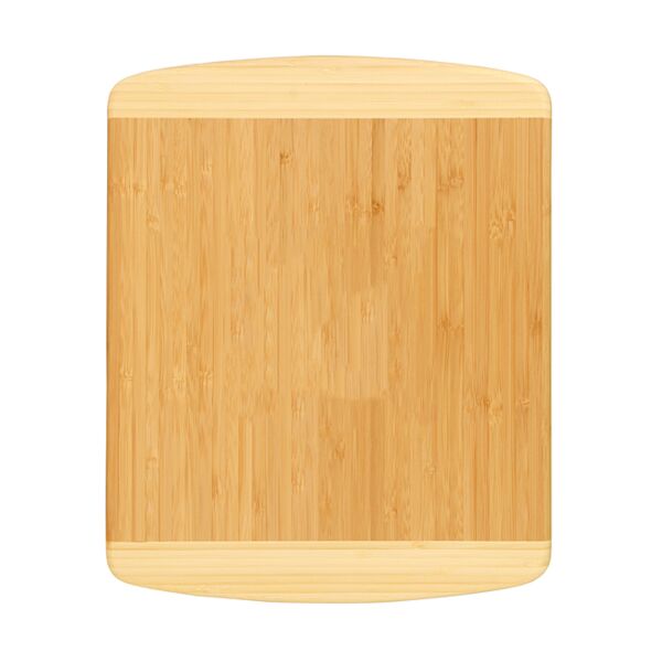 13 1/2" x 11 1/2" Bamboo 2-Tone Cutting Board Thumbnail