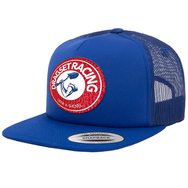 Flexfit Yupoong Foam Trucker & Full Color Patch Snapback Bundle - Your Logo Thumbnail