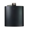 6 oz. Matte Black Laserable Stainless Steel Flask Thumbnail