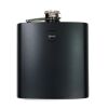 6 oz. Matte Black Laserable Stainless Steel Flask Thumbnail