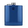 6 oz. Gloss Blue Laserable Stainless Steel Flask Thumbnail