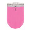 Polar Camel 12 oz. Vacuum Insulated Stemless Wine Glass w/Lid Matte Pink Thumbnail