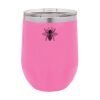 Polar Camel 12 oz. Vacuum Insulated Stemless Wine Glass w/Lid Matte Pink Thumbnail