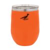 Polar Camel 12 oz. Vacuum Insulated Stemless Wine Glass w/Lid Orange Thumbnail