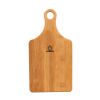 13 1/2" x 7" Bamboo Paddle Shape Cutting Board Thumbnail